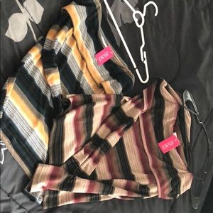 Brand new with tags off shoulder shirts